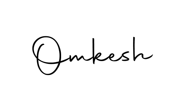 Create a beautiful signature design for name Omkesh. With this signature (Autography-DOLnW) fonts, you can make a handwritten signature for free. Omkesh signature style 10 images and pictures png