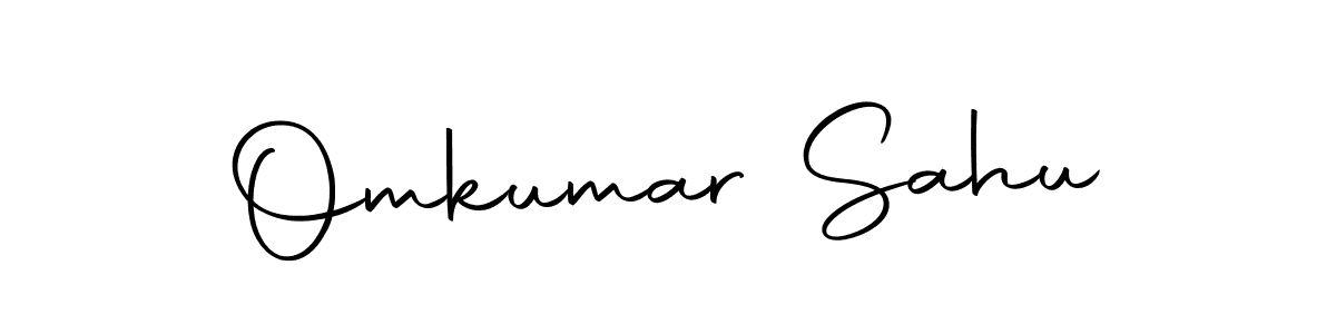 This is the best signature style for the Omkumar Sahu name. Also you like these signature font (Autography-DOLnW). Mix name signature. Omkumar Sahu signature style 10 images and pictures png