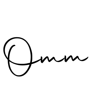 Create a beautiful signature design for name Omm. With this signature (Autography-DOLnW) fonts, you can make a handwritten signature for free. Omm signature style 10 images and pictures png