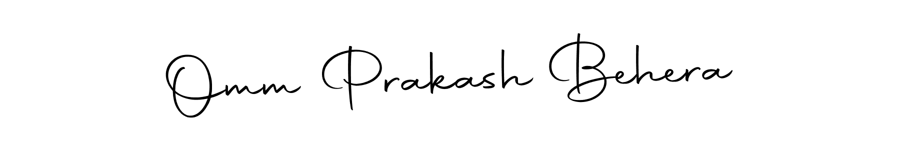 The best way (Autography-DOLnW) to make a short signature is to pick only two or three words in your name. The name Omm Prakash Behera include a total of six letters. For converting this name. Omm Prakash Behera signature style 10 images and pictures png
