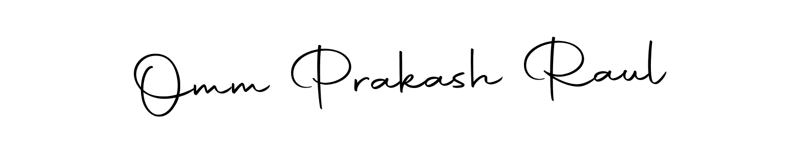 Make a beautiful signature design for name Omm Prakash Raul. With this signature (Autography-DOLnW) style, you can create a handwritten signature for free. Omm Prakash Raul signature style 10 images and pictures png