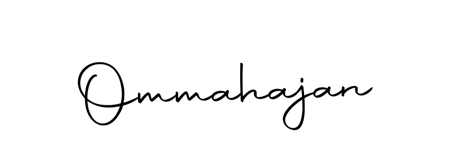 How to make Ommahajan signature? Autography-DOLnW is a professional autograph style. Create handwritten signature for Ommahajan name. Ommahajan signature style 10 images and pictures png