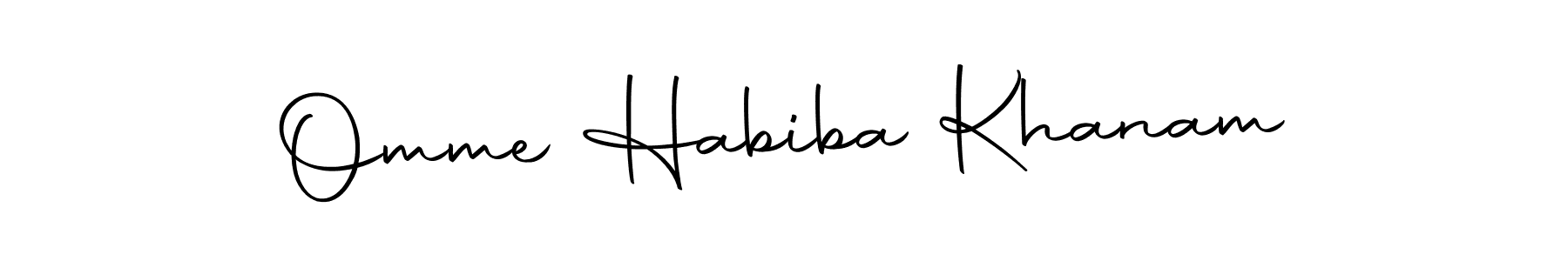 How to Draw Omme Habiba Khanam signature style? Autography-DOLnW is a latest design signature styles for name Omme Habiba Khanam. Omme Habiba Khanam signature style 10 images and pictures png