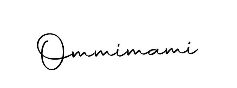 Create a beautiful signature design for name Ommimami. With this signature (Autography-DOLnW) fonts, you can make a handwritten signature for free. Ommimami signature style 10 images and pictures png