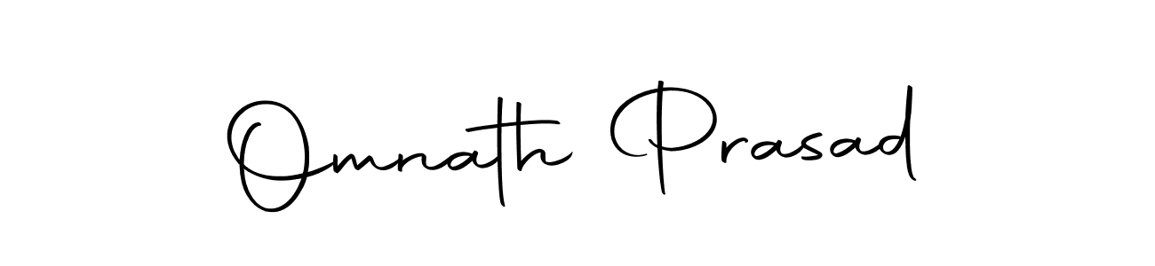 Design your own signature with our free online signature maker. With this signature software, you can create a handwritten (Autography-DOLnW) signature for name Omnath Prasad. Omnath Prasad signature style 10 images and pictures png