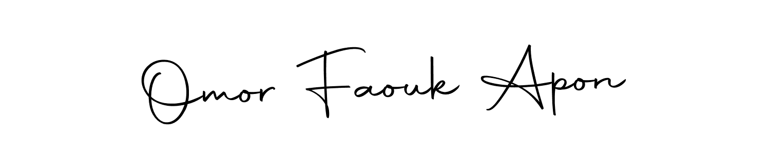 How to make Omor Faouk Apon signature? Autography-DOLnW is a professional autograph style. Create handwritten signature for Omor Faouk Apon name. Omor Faouk Apon signature style 10 images and pictures png