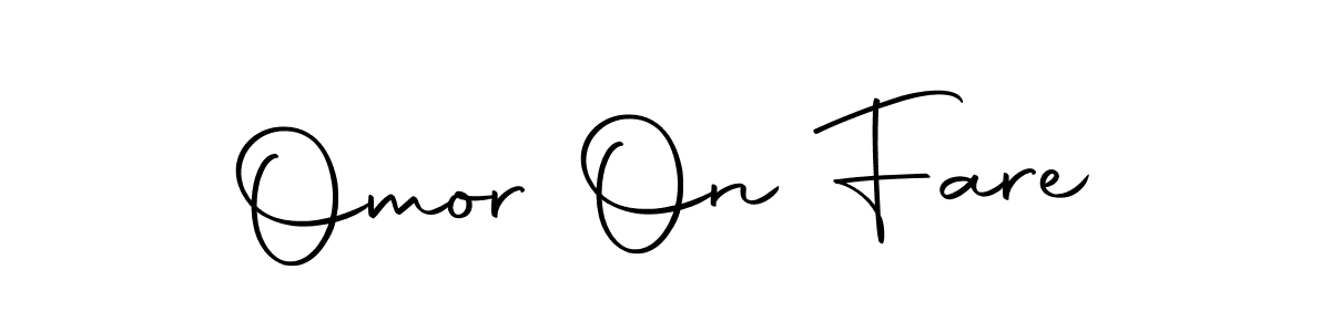 Similarly Autography-DOLnW is the best handwritten signature design. Signature creator online .You can use it as an online autograph creator for name Omor On Fare. Omor On Fare signature style 10 images and pictures png