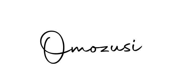 Create a beautiful signature design for name Omozusi. With this signature (Autography-DOLnW) fonts, you can make a handwritten signature for free. Omozusi signature style 10 images and pictures png