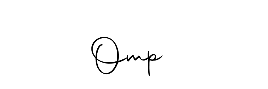 Use a signature maker to create a handwritten signature online. With this signature software, you can design (Autography-DOLnW) your own signature for name Ompते. Ompते signature style 10 images and pictures png