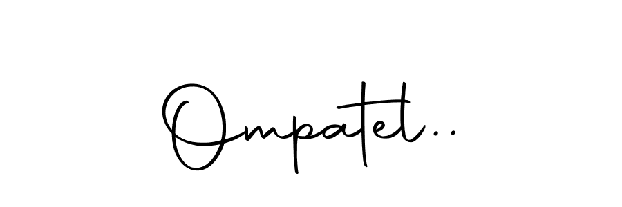 Ompatel.. stylish signature style. Best Handwritten Sign (Autography-DOLnW) for my name. Handwritten Signature Collection Ideas for my name Ompatel... Ompatel.. signature style 10 images and pictures png