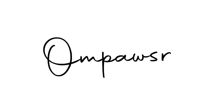 How to make Ompawsr signature? Autography-DOLnW is a professional autograph style. Create handwritten signature for Ompawsr name. Ompawsr signature style 10 images and pictures png
