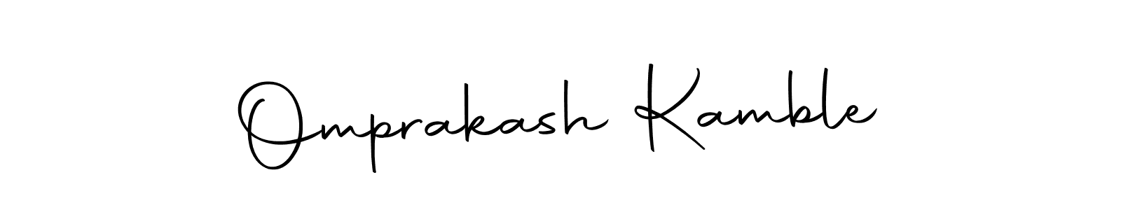 Make a beautiful signature design for name Omprakash Kamble. Use this online signature maker to create a handwritten signature for free. Omprakash Kamble signature style 10 images and pictures png