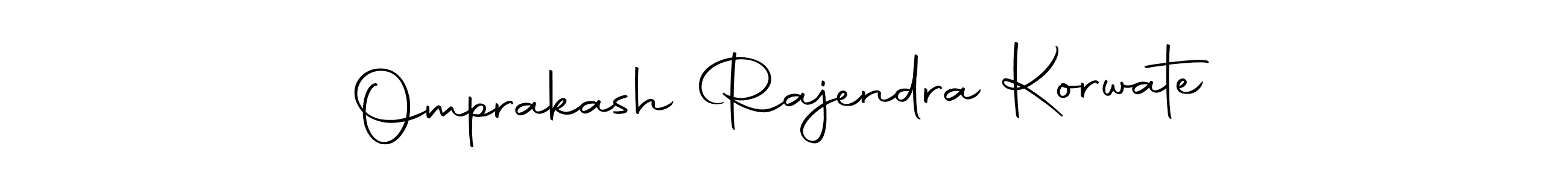 Also we have Omprakash Rajendra Korwate name is the best signature style. Create professional handwritten signature collection using Autography-DOLnW autograph style. Omprakash Rajendra Korwate signature style 10 images and pictures png