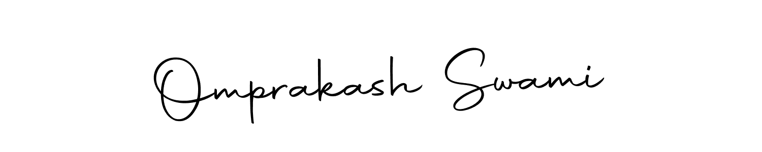 Design your own signature with our free online signature maker. With this signature software, you can create a handwritten (Autography-DOLnW) signature for name Omprakash Swami. Omprakash Swami signature style 10 images and pictures png