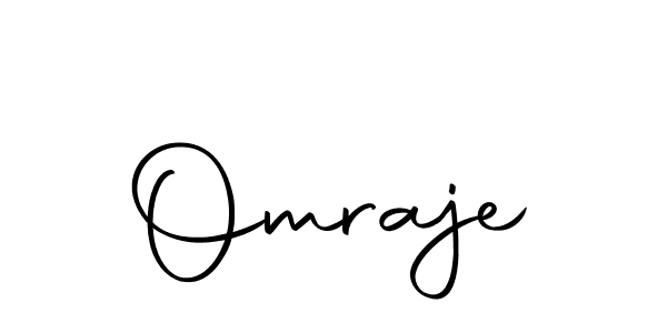 Create a beautiful signature design for name Omraje. With this signature (Autography-DOLnW) fonts, you can make a handwritten signature for free. Omraje signature style 10 images and pictures png