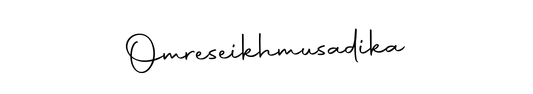 if you are searching for the best signature style for your name Omreseikhmusadika. so please give up your signature search. here we have designed multiple signature styles  using Autography-DOLnW. Omreseikhmusadika signature style 10 images and pictures png