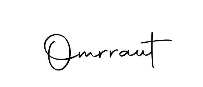 Create a beautiful signature design for name Omrraut. With this signature (Autography-DOLnW) fonts, you can make a handwritten signature for free. Omrraut signature style 10 images and pictures png