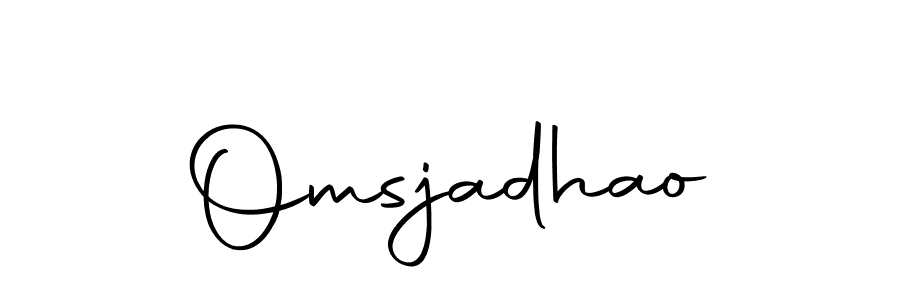 Similarly Autography-DOLnW is the best handwritten signature design. Signature creator online .You can use it as an online autograph creator for name Omsjadhao. Omsjadhao signature style 10 images and pictures png