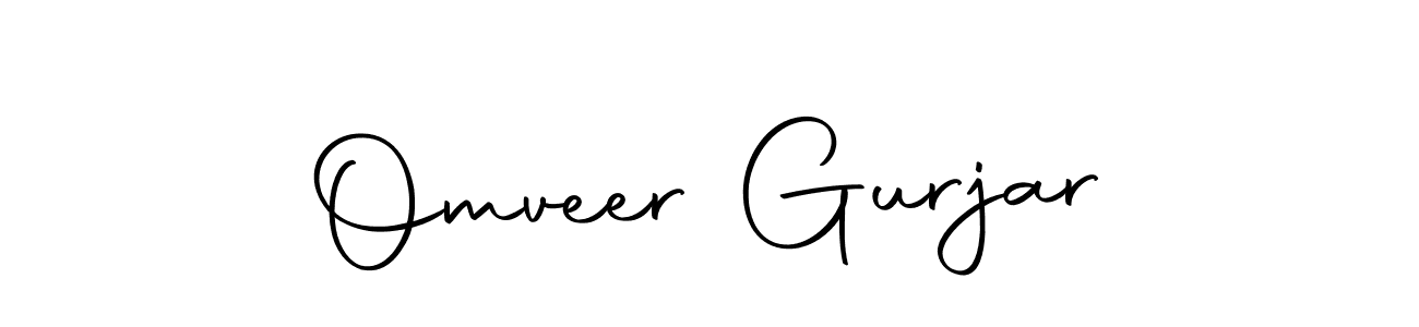 This is the best signature style for the Omveer Gurjar name. Also you like these signature font (Autography-DOLnW). Mix name signature. Omveer Gurjar signature style 10 images and pictures png