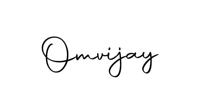 Design your own signature with our free online signature maker. With this signature software, you can create a handwritten (Autography-DOLnW) signature for name Omvijay. Omvijay signature style 10 images and pictures png