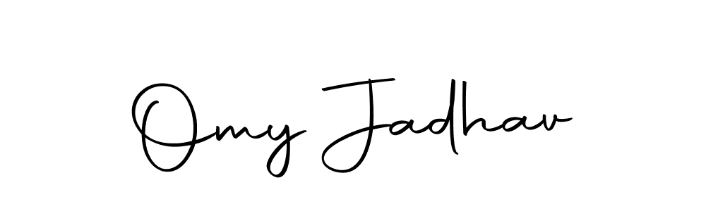 You should practise on your own different ways (Autography-DOLnW) to write your name (Omy Jadhav) in signature. don't let someone else do it for you. Omy Jadhav signature style 10 images and pictures png