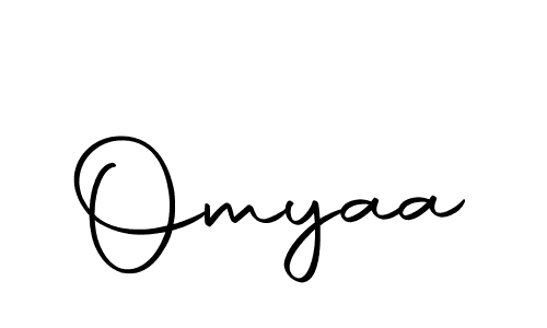 Create a beautiful signature design for name Omyaa. With this signature (Autography-DOLnW) fonts, you can make a handwritten signature for free. Omyaa signature style 10 images and pictures png