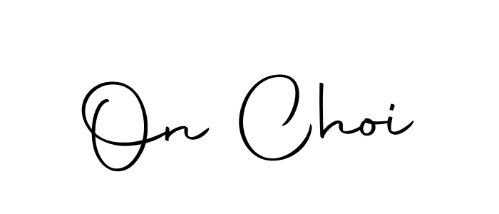 How to make On Choi signature? Autography-DOLnW is a professional autograph style. Create handwritten signature for On Choi name. On Choi signature style 10 images and pictures png