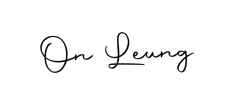 Here are the top 10 professional signature styles for the name On Leung. These are the best autograph styles you can use for your name. On Leung signature style 10 images and pictures png