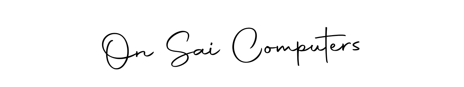 On Sai Computers stylish signature style. Best Handwritten Sign (Autography-DOLnW) for my name. Handwritten Signature Collection Ideas for my name On Sai Computers. On Sai Computers signature style 10 images and pictures png