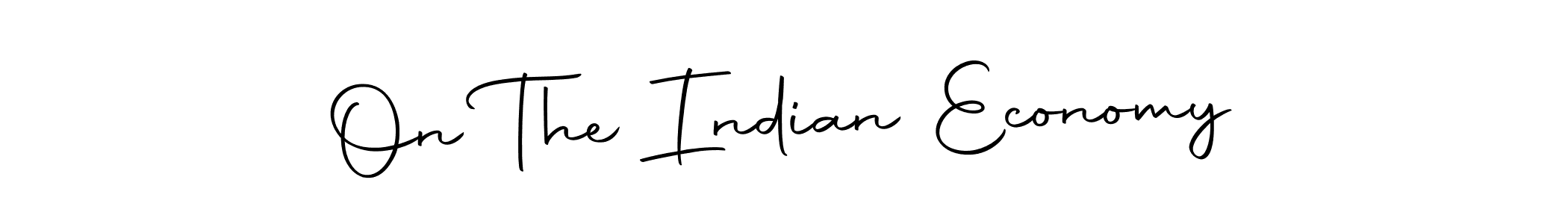 Best and Professional Signature Style for On The Indian Economy. Autography-DOLnW Best Signature Style Collection. On The Indian Economy signature style 10 images and pictures png