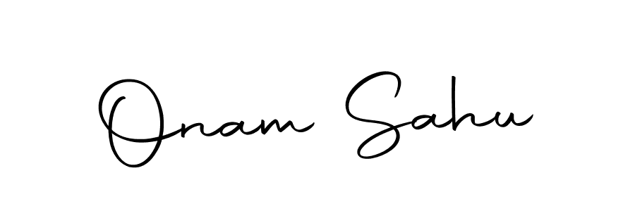 Autography-DOLnW is a professional signature style that is perfect for those who want to add a touch of class to their signature. It is also a great choice for those who want to make their signature more unique. Get Onam Sahu name to fancy signature for free. Onam Sahu signature style 10 images and pictures png