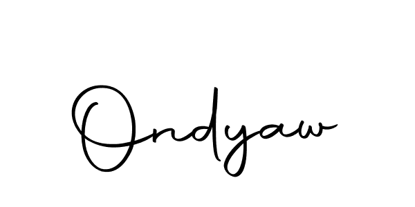 Make a beautiful signature design for name Ondyaw. Use this online signature maker to create a handwritten signature for free. Ondyaw signature style 10 images and pictures png