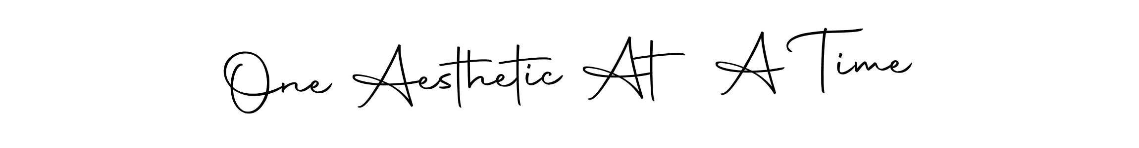 One Aesthetic At A Time stylish signature style. Best Handwritten Sign (Autography-DOLnW) for my name. Handwritten Signature Collection Ideas for my name One Aesthetic At A Time. One Aesthetic At A Time signature style 10 images and pictures png