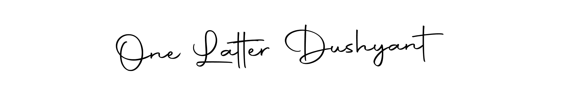 Here are the top 10 professional signature styles for the name One Latter Dushyant. These are the best autograph styles you can use for your name. One Latter Dushyant signature style 10 images and pictures png