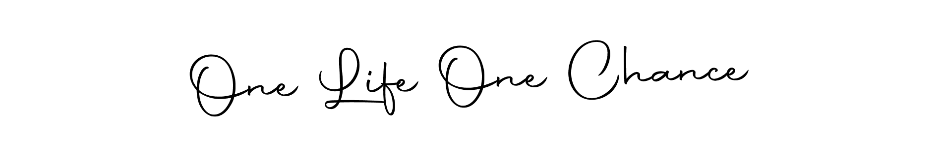 You can use this online signature creator to create a handwritten signature for the name One Life One Chance. This is the best online autograph maker. One Life One Chance signature style 10 images and pictures png