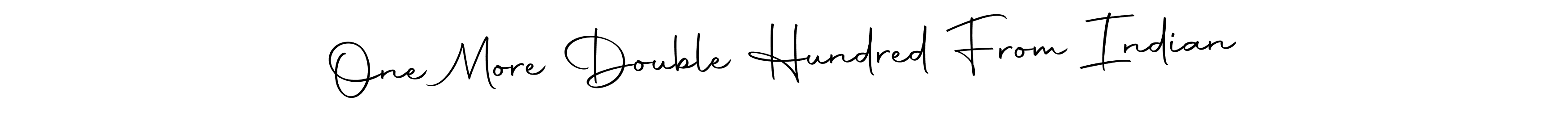 This is the best signature style for the One More Double Hundred From Indian name. Also you like these signature font (Autography-DOLnW). Mix name signature. One More Double Hundred From Indian signature style 10 images and pictures png