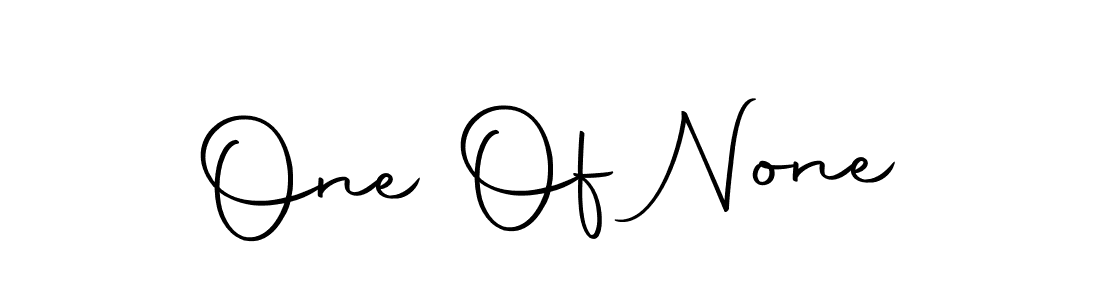 Make a beautiful signature design for name One Of None. With this signature (Autography-DOLnW) style, you can create a handwritten signature for free. One Of None signature style 10 images and pictures png