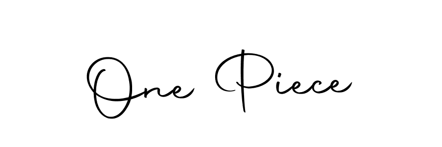 Make a beautiful signature design for name One Piece. With this signature (Autography-DOLnW) style, you can create a handwritten signature for free. One Piece signature style 10 images and pictures png