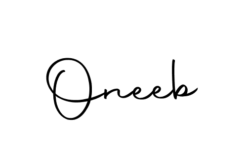 Here are the top 10 professional signature styles for the name Oneeb. These are the best autograph styles you can use for your name. Oneeb signature style 10 images and pictures png