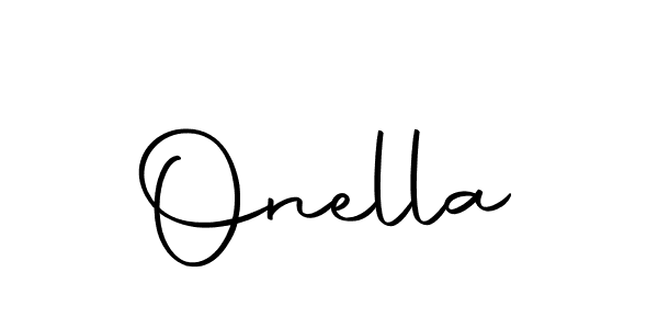 Use a signature maker to create a handwritten signature online. With this signature software, you can design (Autography-DOLnW) your own signature for name Onella. Onella signature style 10 images and pictures png