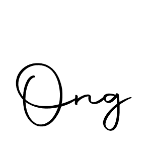 Design your own signature with our free online signature maker. With this signature software, you can create a handwritten (Autography-DOLnW) signature for name Ong. Ong signature style 10 images and pictures png