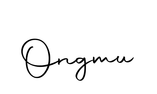 Make a beautiful signature design for name Ongmu. With this signature (Autography-DOLnW) style, you can create a handwritten signature for free. Ongmu signature style 10 images and pictures png