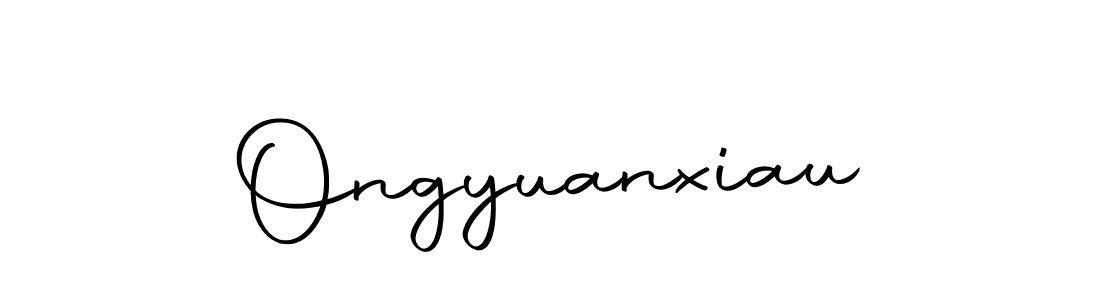 Make a beautiful signature design for name Ongyuanxiau. With this signature (Autography-DOLnW) style, you can create a handwritten signature for free. Ongyuanxiau signature style 10 images and pictures png