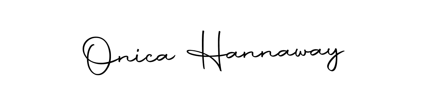 Make a beautiful signature design for name Onica Hannaway. Use this online signature maker to create a handwritten signature for free. Onica Hannaway signature style 10 images and pictures png