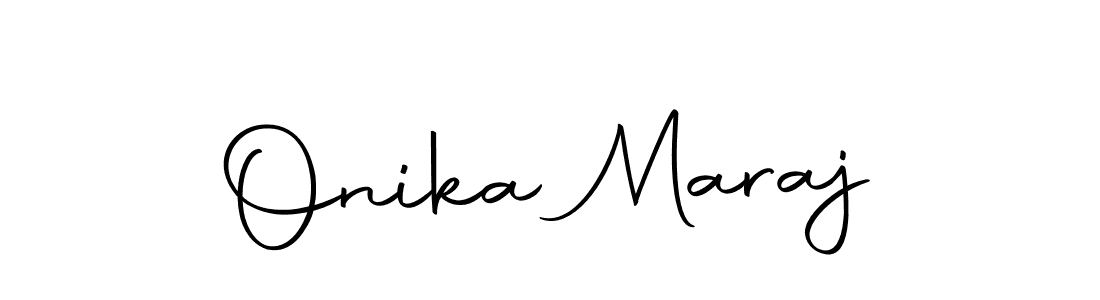 Make a beautiful signature design for name Onika Maraj. With this signature (Autography-DOLnW) style, you can create a handwritten signature for free. Onika Maraj signature style 10 images and pictures png