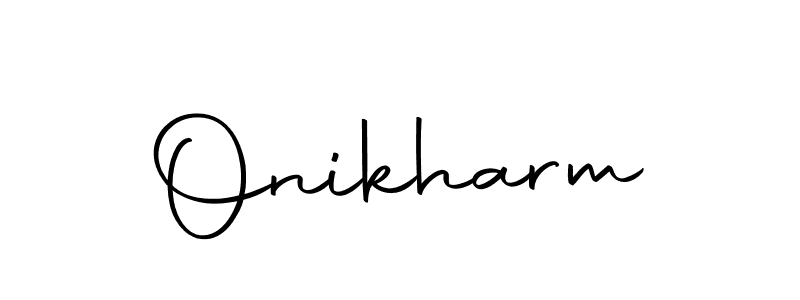 This is the best signature style for the Onikharm name. Also you like these signature font (Autography-DOLnW). Mix name signature. Onikharm signature style 10 images and pictures png