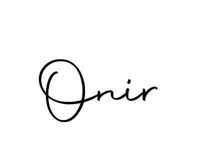 The best way (Autography-DOLnW) to make a short signature is to pick only two or three words in your name. The name Onir include a total of six letters. For converting this name. Onir signature style 10 images and pictures png