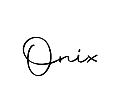 Onix stylish signature style. Best Handwritten Sign (Autography-DOLnW) for my name. Handwritten Signature Collection Ideas for my name Onix. Onix signature style 10 images and pictures png