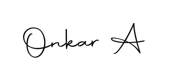 if you are searching for the best signature style for your name Onkar A. so please give up your signature search. here we have designed multiple signature styles  using Autography-DOLnW. Onkar A signature style 10 images and pictures png