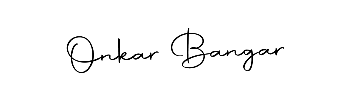 Here are the top 10 professional signature styles for the name Onkar Bangar. These are the best autograph styles you can use for your name. Onkar Bangar signature style 10 images and pictures png